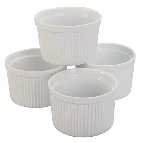 BIA Cordon Bleu Classic 8-Ounce Ramekin, Set of 4, White