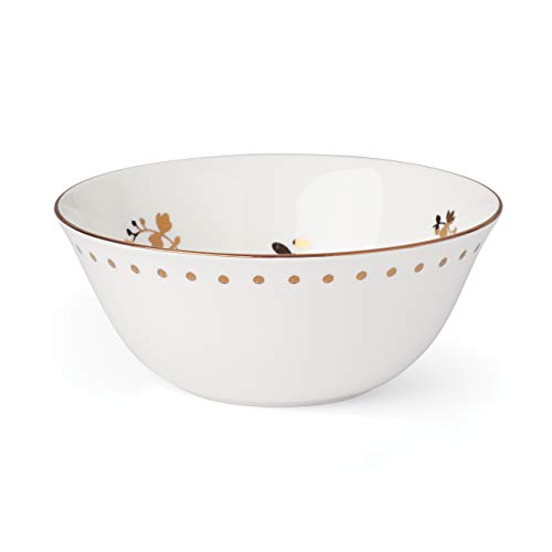 Lenox Opal Innocence Flourish Bowl, 0.80 LB, White