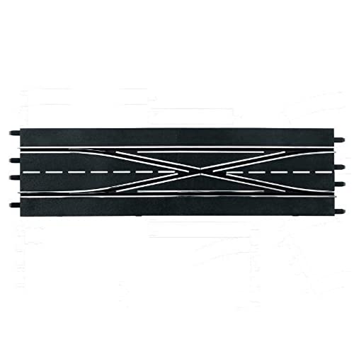 Carrera 30347 Double Lane Change Track Section add on Expansion Accessory Part Compatible with Digital 132 and 124 Slot car Tracks