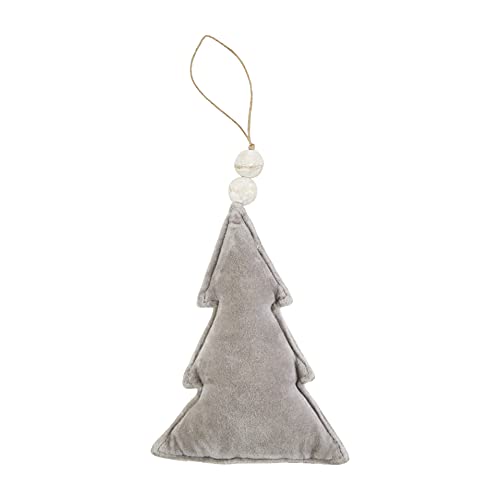 Mud Pie Gray Tree Ornament, 7-inch