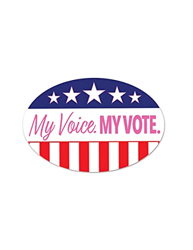 Beistle Patriotic"My Voice. My Vote" Peel N' Place- 1 pc.