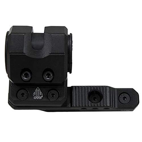 UTG Leapers RG-FL27KC Inc Offset Flashlight Ring Mount, Keymod, Matte Black