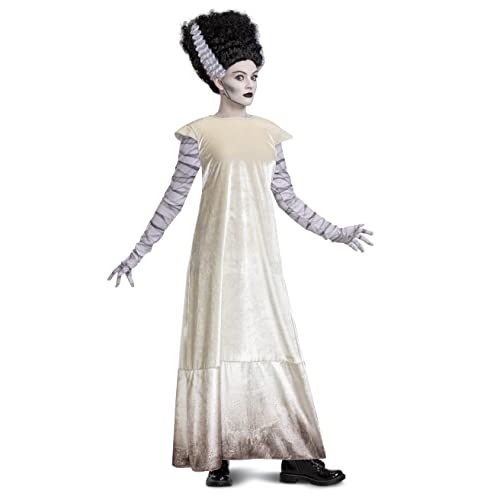 Disguise womens Bride of Frankenstein Costume, Official Universal Monster Adult Sized Costumes, As Shown, Women s Size Small 4-6 US