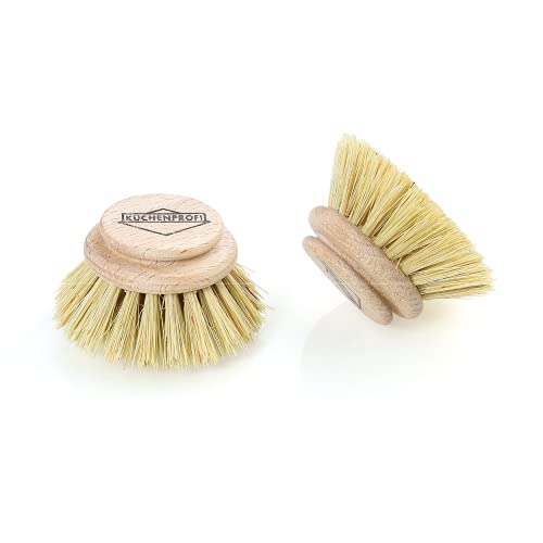 Frieling K√ºchenprofi 2-Pack Replacement Brush Refill for Classic Dish Washing Brush