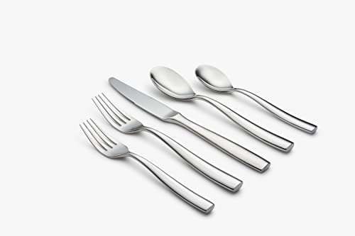 Cambridge Silversmiths Linden 20-Piece Flatware Set, Service for 4, Silver