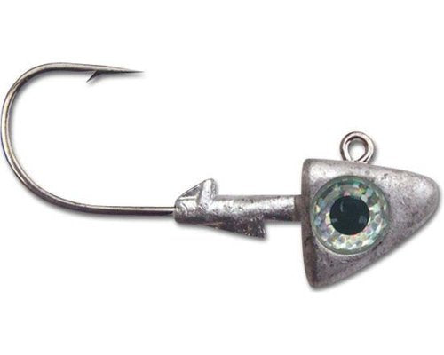 Big Hammer Lures Big Hammer 148527-Maurice 4/0 Jig Heads Plain, 3/8 oz