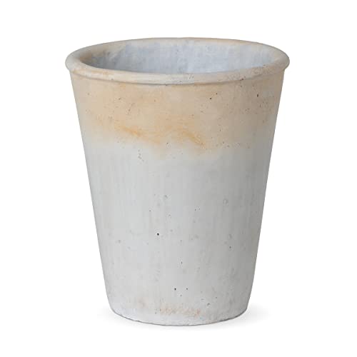 Park Hill Collection Country French Distressed Concrete Tall Planter, Large