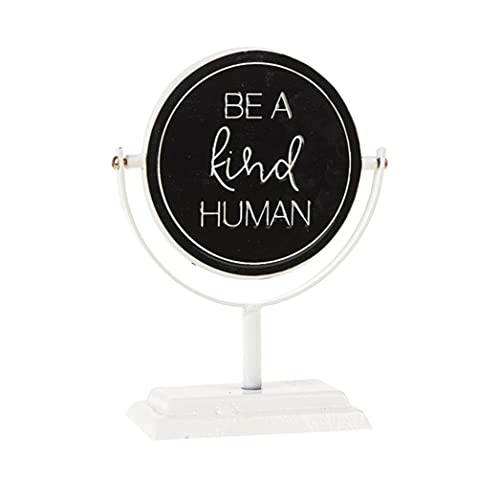 Ganz CB177055 Share Your Shine and Be a Kind Human Embossed Spinning Sign, 7.63-inch Height