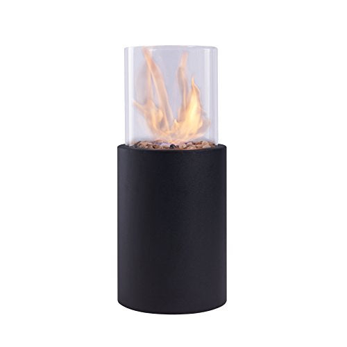 Danya B. Indoor/Outdoor Portable Tabletop Fire Pit ‚Äì Clean-Burning Bio Ethanol Ventless Fireplace - Large Size for End Table, Centerpiece or Patio Floor