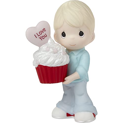 Precious Moments 222002 You Bake Me Happy Blond Boy Porcelain Figurine