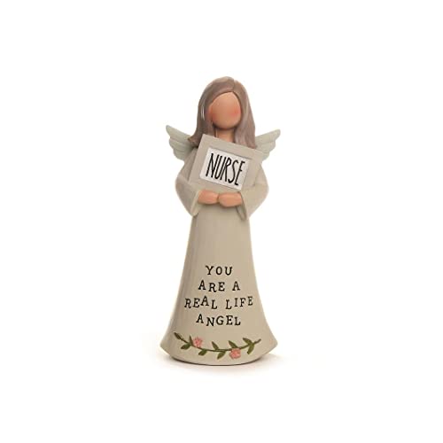 Blossom Bucket 221-13353 You are A Real Life Angel Nurse Angel Figurine, 5-inch Height
