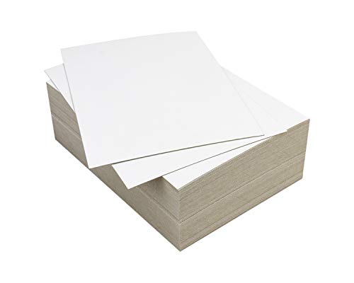 Hygloss Products Cardboard-Tagboard for Crafts, Backing for Photos and Documents, Scrapbooking and More-Approx. 28 pt. Thickness-6 x 8 inches-Pack of 100, 6 x 8-Inch, None