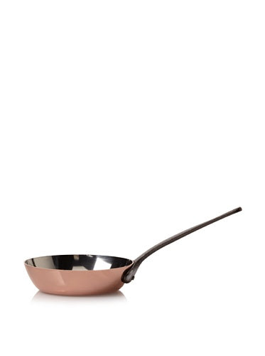 The French Farm Baumalu Frying Pan, Solid Copper, 16cm