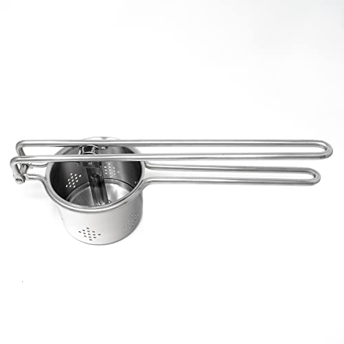 Norpro Stainless Steel Potato Ricer, 12in/30.5cm and holds 2.75c/22oz, Silver