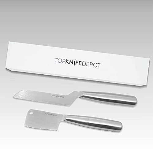 ArteNostro TopKnife 2-Pc Firm Cheese Knife Set - Magnetic Box Included
