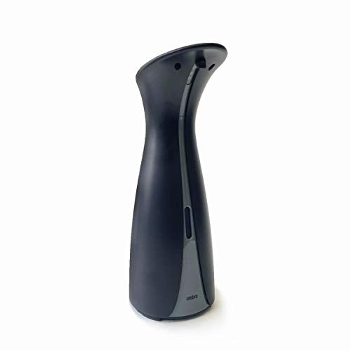 Umbra Otto 8.5oz (255ml) Automatic Hand Soap Dispenser for Kitchen or Bathroom, Black, 8.5 Oz