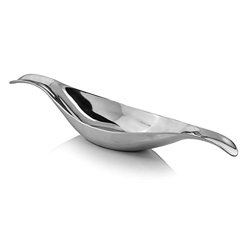 Modern Day Accents Corvo Long Wavy Decorative Bowl