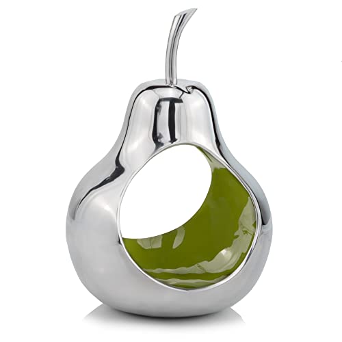 Modern Day Accents Pera Abierta Open Green Pear Bowl