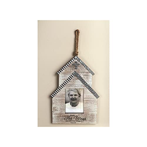 Manual Woodworker Sign-Under His Wings/Church (11.5 x 15.25)