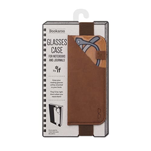 IF Bookaroo Glasses Case-Brown