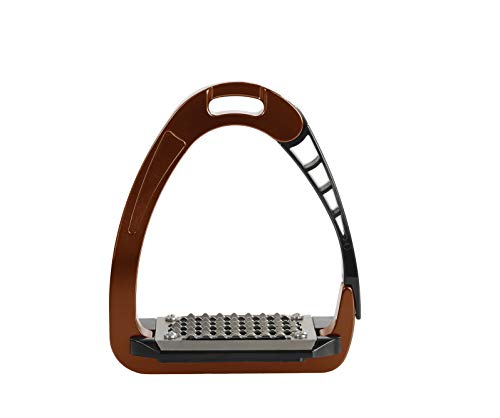 Acavallo Arena AluPro Safety Stirrup Brown ONE