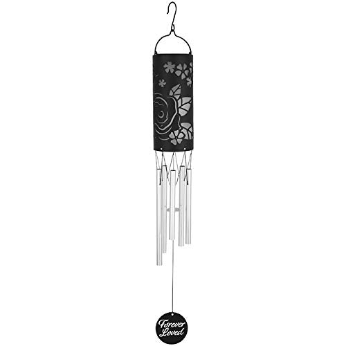 Carson Wind Chime-Solar Cylinder-Forever Loved (28")