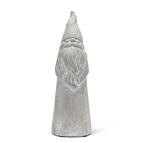 Abbott Collection  27-Nordic-LG Large Tall Cone Santa, Grey