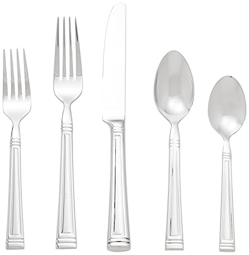 Lenox Esquire 65-piece Flatware Set, 8.70 LB, Metallic