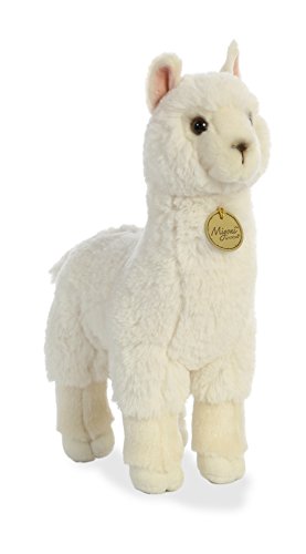 Aurora World Miyoni Alpaca Plush Toy, White