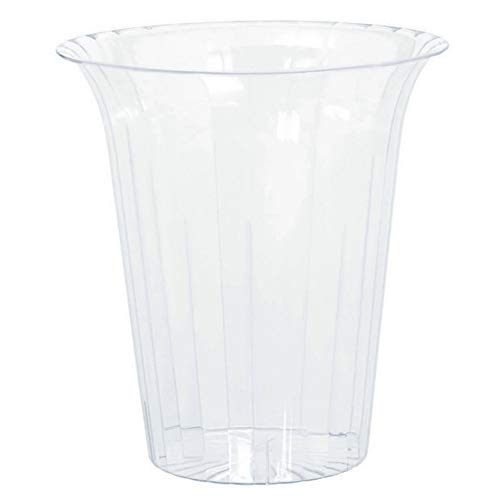 Amscan Cylinder Large Flared Container, 1 piece, Clear