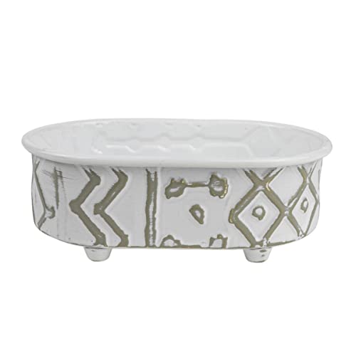 Foreside Home & Garden Multi Pattern Mini Planter Metal