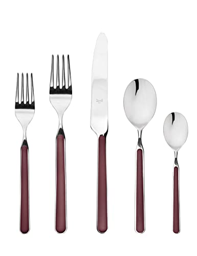 Mepra Fantasia 5 Piece Place Setting, Bordeaux