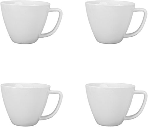BIA Cordon Bleu 903180S4SIOC Drinkware Vivi Coffee Mug (Set of 4), 14 oz, White
