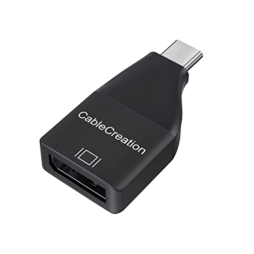 USB C to DisplayPort 4K@60Hz, CableCreation USB Type C to DisplayPort Converter Compatible with MacBook Pro 2018 2019, iPad Pro/iMac 2020/2018, Surface Book 2, Yoga 920, XPS 13/15,