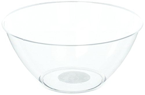 Amscan Clear Swirl Plastic Bowl | 2 Qt.