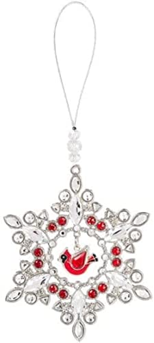 Ganz Cardinal Snowflake Ornament
