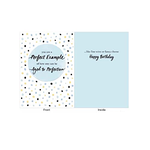 Design Design Aged To Perfection Dots Birthday Card - Gen
