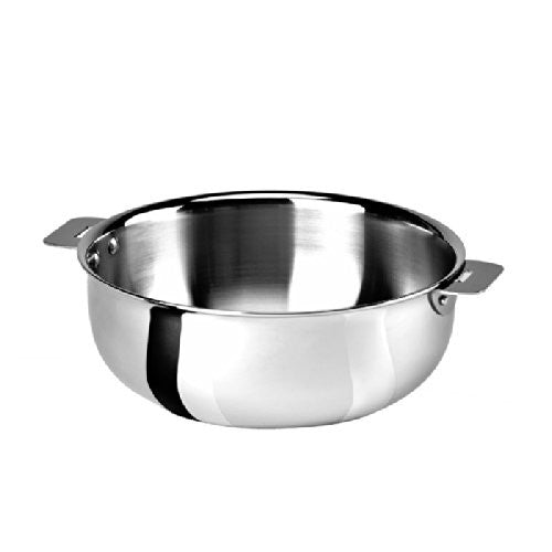 Cristel Multiply Casteline Stainless Steel Saucepan with Lid 3.5 qt