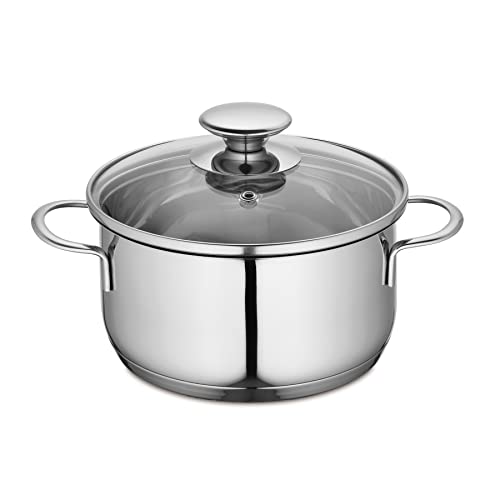 Frieling K‚àö¬∫chenprofi 2370702816 Pot Stainless Steel with Glass Lid