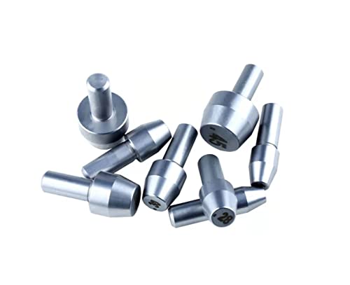 McJ Tools Reloading Case Trimmer Pilot Set:.22/.24/.27/.28/.30/9mm/.44/.45cal (Shaft 3/16"), Reloading Essential Tools