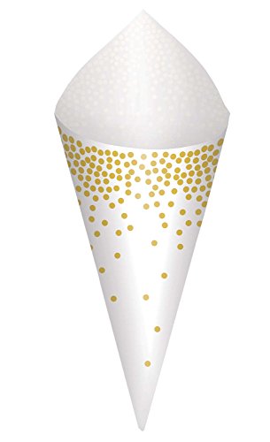 Amscan Wedding Snack Cones w/ Tray