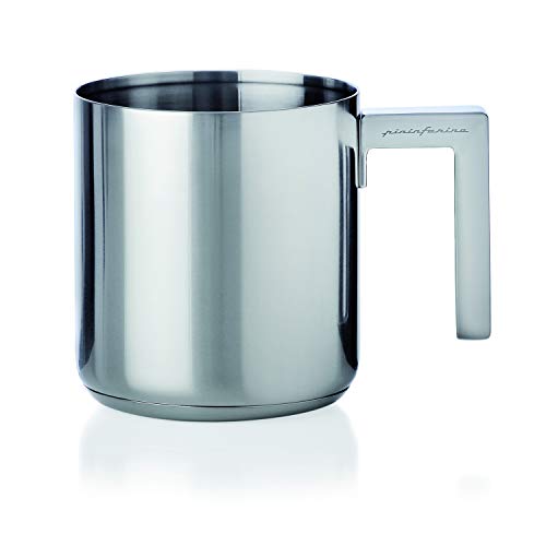 Mepra Stile 1.4 Liter Milk Frother - 18/10 Stainless Steel Milk Boiler, Butter Melting Pot and Liquid Warmer - Italian Made Rust Proof and Stylish Coffee Making Tool for Home, Restaurants and Cafes