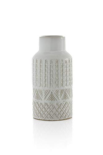 Medium White Austin Vase - Shiraleah