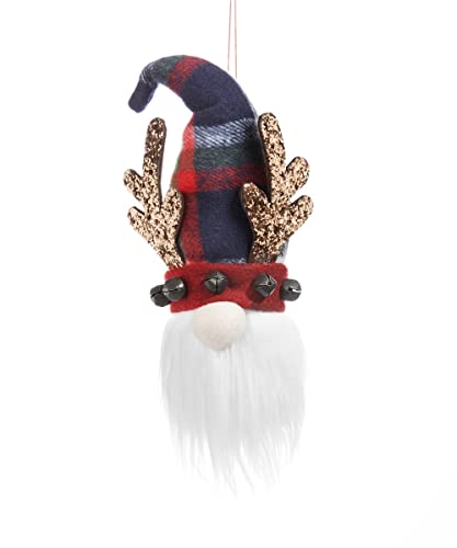 Giftcraft 683367 Christmas Woodland Gnome Ornament, 11-inch Height, Polyester