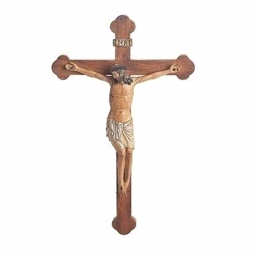 Joseph's Studio by Roman, Cross and Crucifix Collection, 13.25"H CRUCIFIX OF ST. PETER, Home D√©cor, Devout Gift, Prayerful Inspiration (8x1x13)