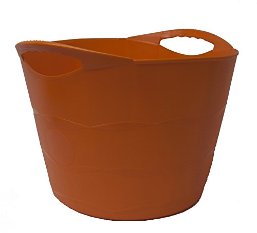 Garden Works TuffTote¬¨¬®‚àö√ú Multi-Use Bucket, Pumpkin, 7 gal