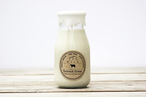 Milk Reclamation Barn Candles Coconut Cream, 12.5 Ounce, Home, Home D√©cor
