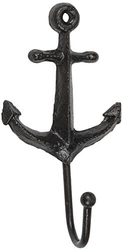 Abbott Collection  Black Simple Anchor Hook