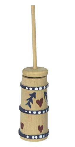 Aztec Imports International Miniatures Dollhouse Miniature Old Fashioned Stenciled Butter Churn