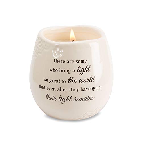 Pavilion Light Your Way Memorial 19176 Remains Ceramic Soy Wax Candle